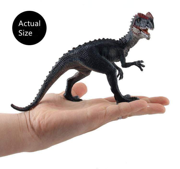 7'' Realistic Dinosaur Dilophosaurus Solid Figure Model Toy