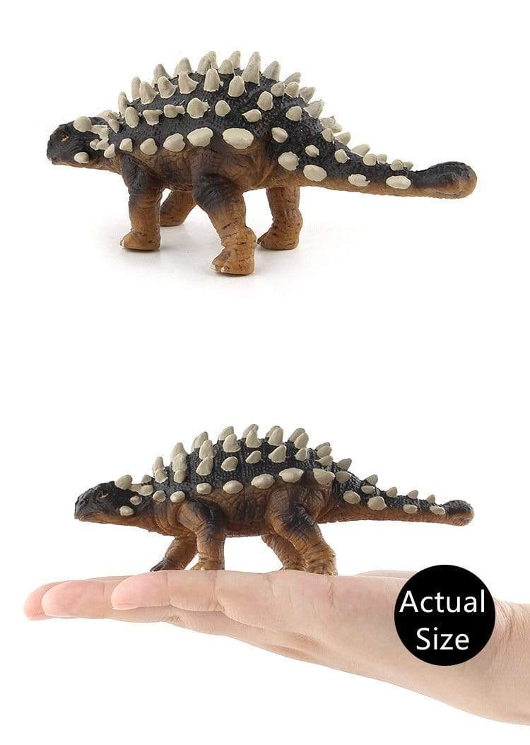 7‘’ Realistic Saichania Dinosaur Solid Figure Model Toy Decor