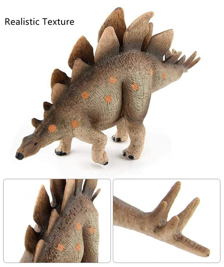 7'' Realistic Stegosaurus Dinosaur Solid Action Figure Toy Decor