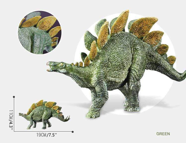 7'' Realistic Stegosaurus Dinosaur Solid Action Figure Toy Decor