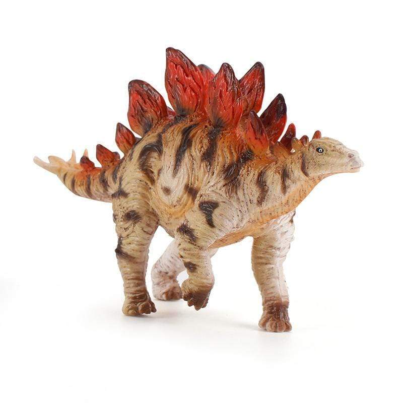 7'' Realistic Stegosaurus Dinosaur Solid Action Figure Toy Decor Red