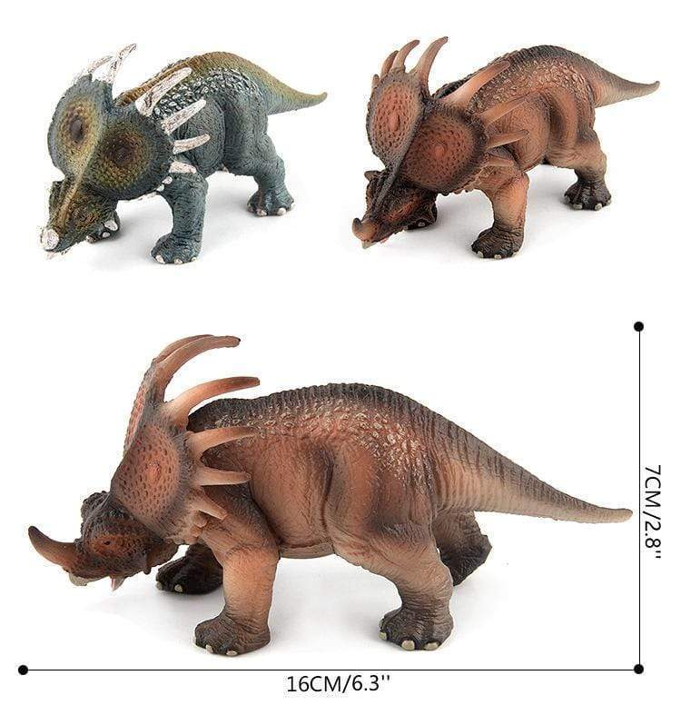 7‘’ Realistic Styracosaurus Dinosaur Solid Action Figure Model Toy Decor