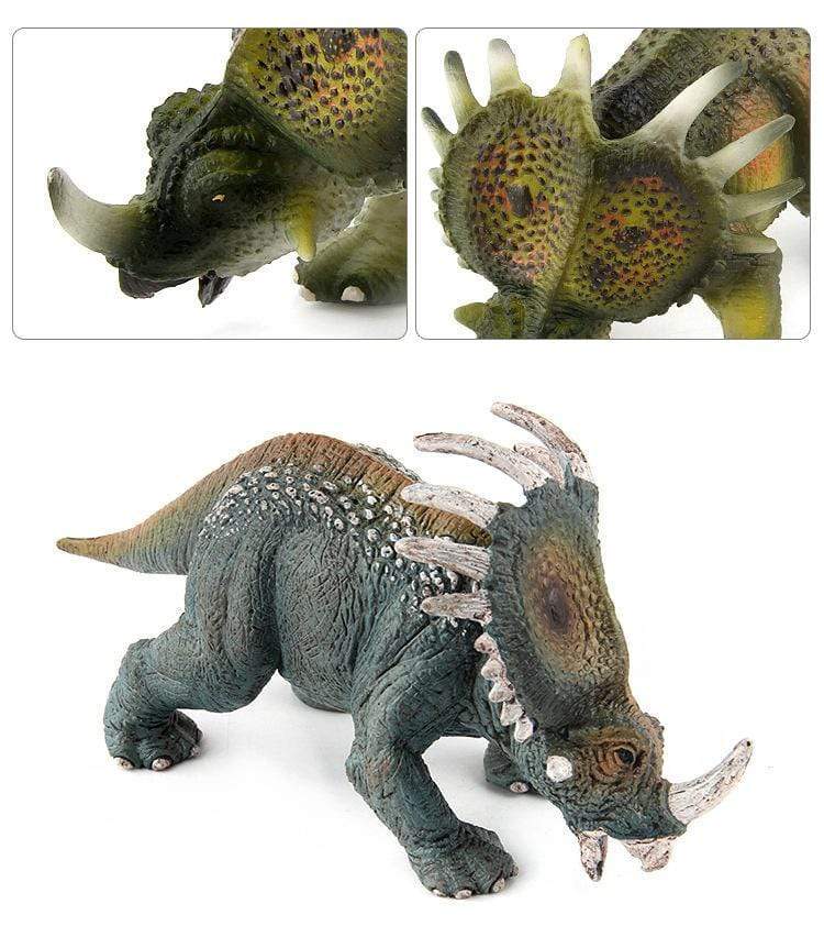 7‘’ Realistic Styracosaurus Dinosaur Solid Figure Model Toy Decor