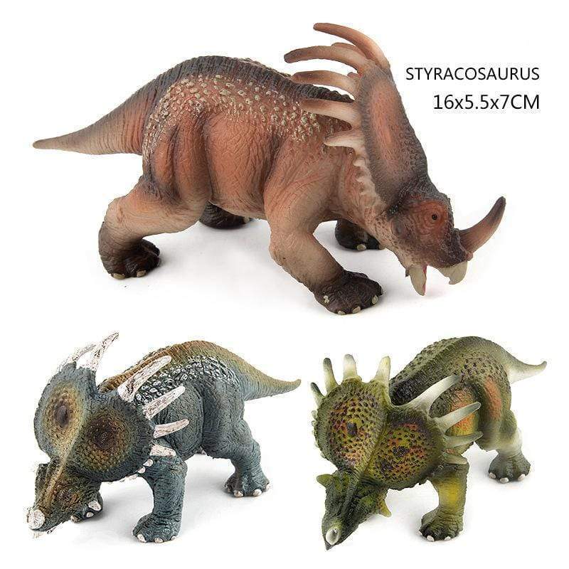 7‘’ Realistic Styracosaurus Dinosaur Solid Action Figure Model Toy Decor