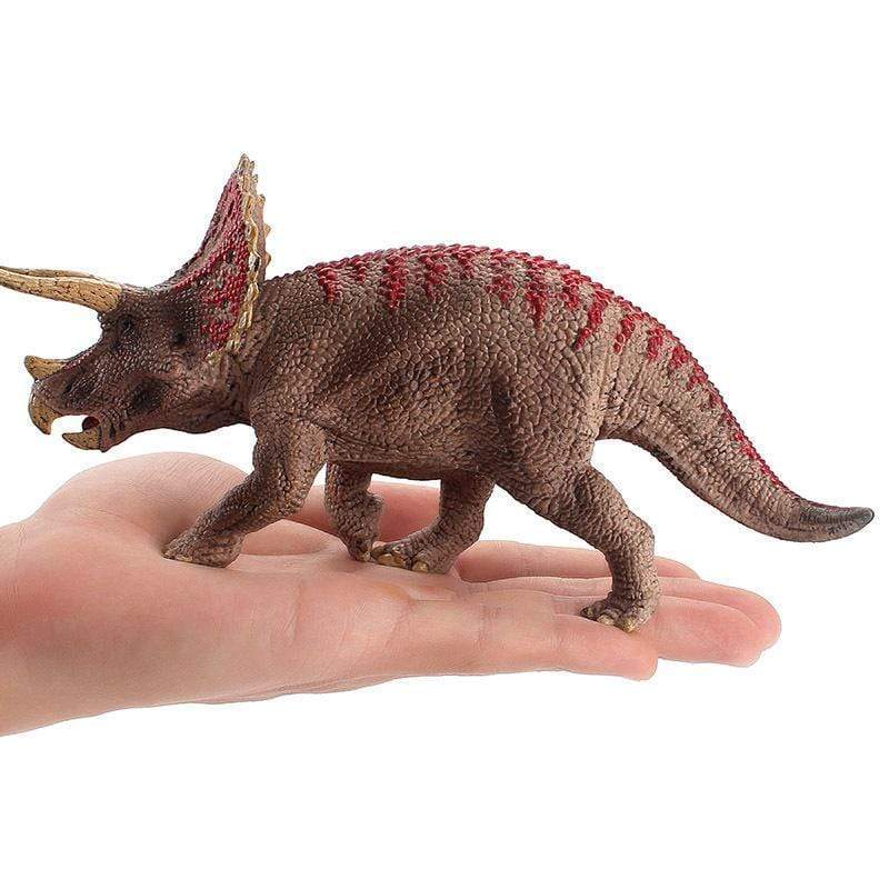 8‘’ Realistic Triceratops Dinosaur Solid Figure Model Toy Decor