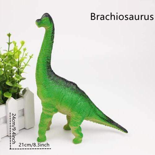 Different Types of Dinosaurs with Sound T Rex Triceratops Stegosaurus Model Toy for Kids Brachiosaurus