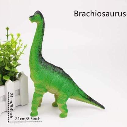 Different Types of Dinosaurs with Sound T Rex Triceratops Stegosaurus Model Toy for Kids Brachiosaurus