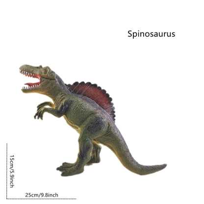 Different Types of Dinosaurs with Sound T Rex Triceratops Stegosaurus Model Toy for Kids Spinosaurus