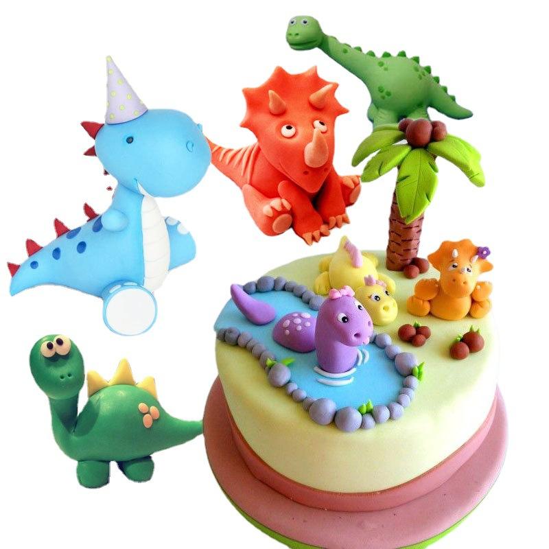 Dinosaur Cake Decoration Clay Cute Dinosaur Cake Ideas Cake Topper Party Supplies