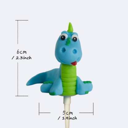 Dinosaur Cake Decoration Clay Cute Dinosaur Cake Ideas Cake Topper Party Supplies Blue Dinosaur 02