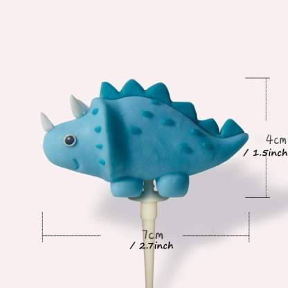 Dinosaur Cake Decoration Clay Cute Dinosaur Cake Ideas Cake Topper Party Supplies Blue Triceratops