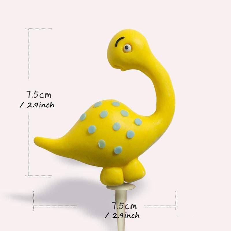 Dinosaur Cake Decoration Clay Cute Dinosaur Cake Ideas Cake Topper Party Supplies Yellow DInosaur