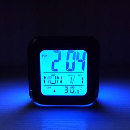 Dinosaur Night Light 3D Alarm Clock LED Electronic Clock Bedside Clock Bedroom Decoration