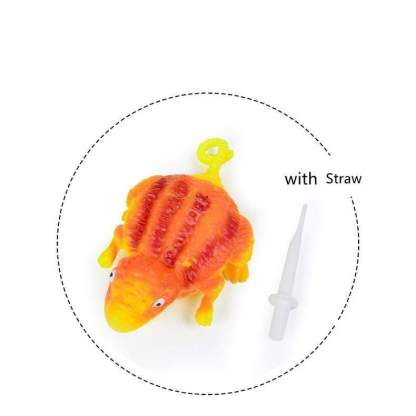 Inflatable Blowing Dinosaur Balloons Stress Relief Vent Toy for Kids 12 pcs/ set(random color)
