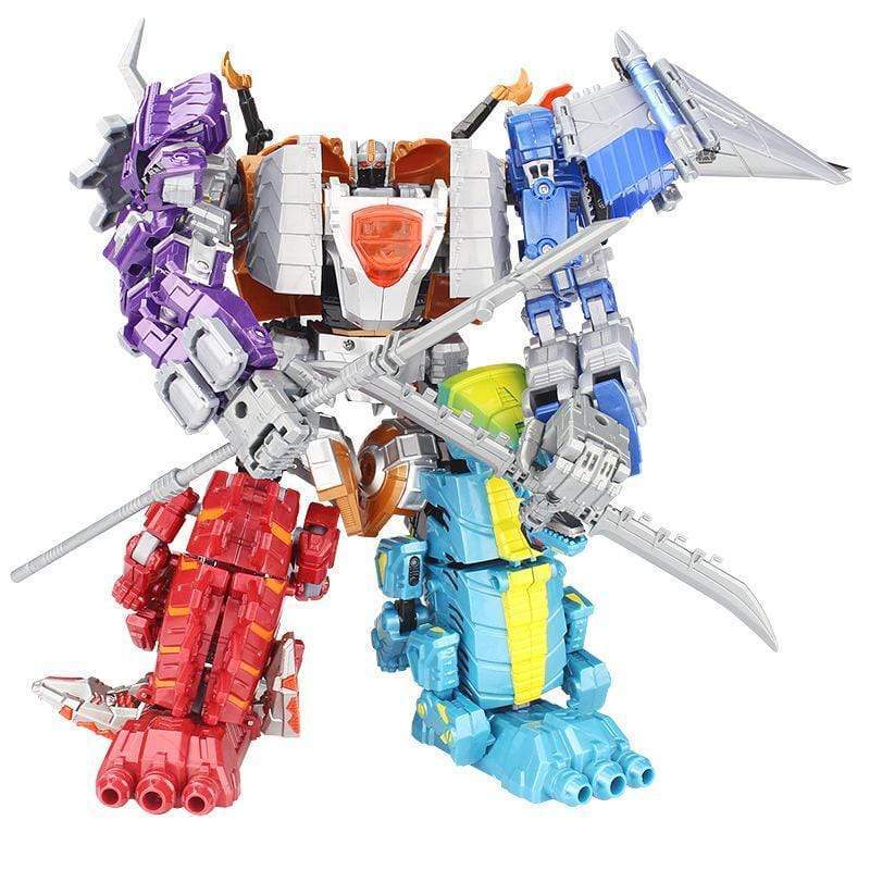 Large Dinosaur Robot Transforming Toys Transform Dinosaurs Action Figures 5 in 1 Playset