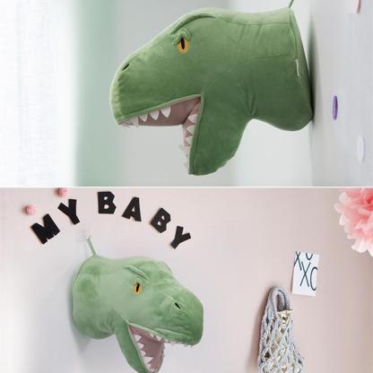 Wall Mounted Dinosaur Head Home Decor Kids Bedroom Wall Decor