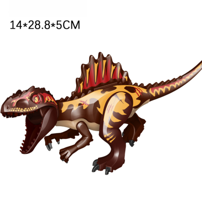 12" Dinosaur Jurassic Theme DIY Action Figures Building Blocks Toy Playsets