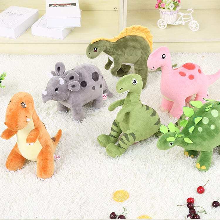 Name Personalized Dinosaur Family Stuffed Animal Plush Toy Gift for Kids