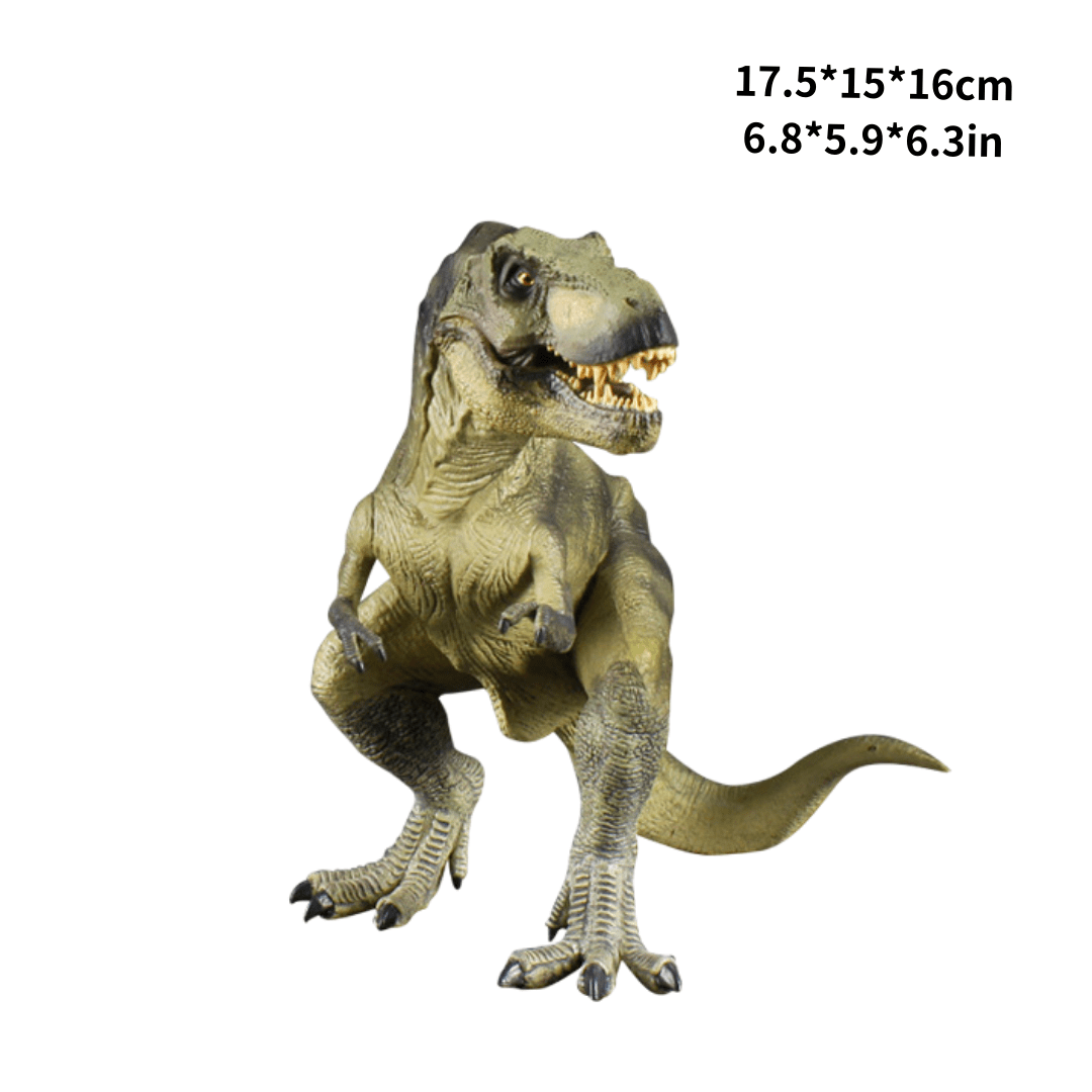11" Realistic T Rex Tyrannosaurus Rex Dinosaur Solid Action Figure Toy Decor Standing / Green