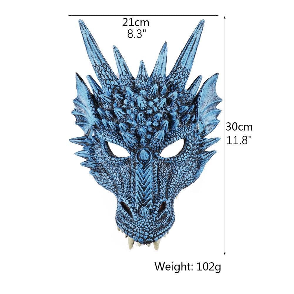 Dinosaur Halloween Costume with Mask Wing Tail Cosplay T Rex Performance Props