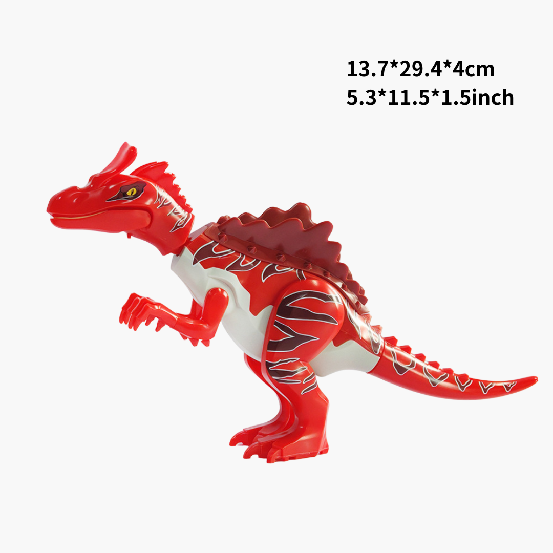 12" Dinosaur Jurassic Theme DIY Action Figures Building Blocks Toy Playsets