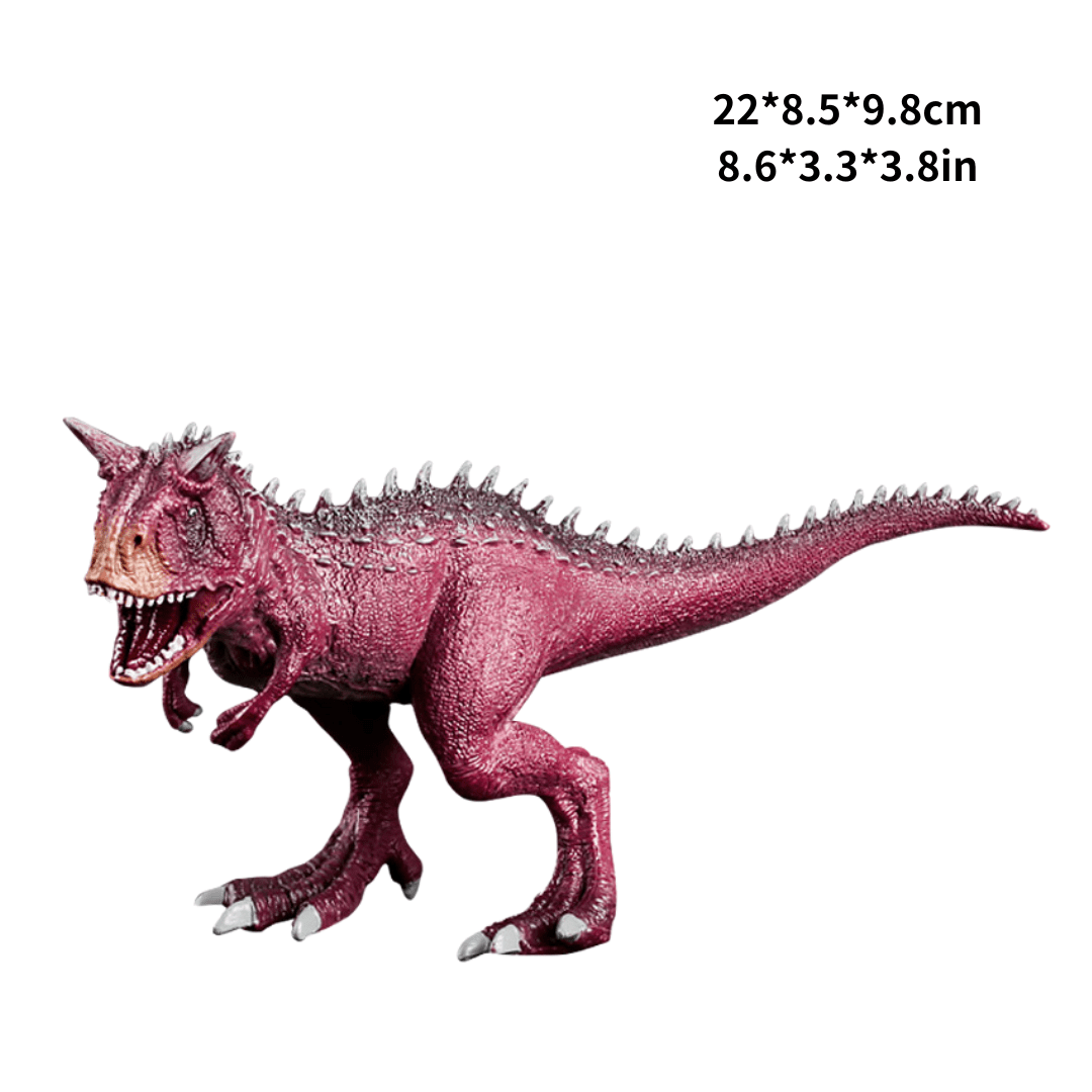 11" Realistic Carnotaurus Dinosaur Solid Action Figure Model Toy Decor Purple
