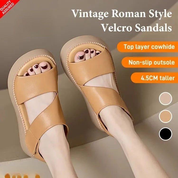 Vintage Roman Velcro Sandals