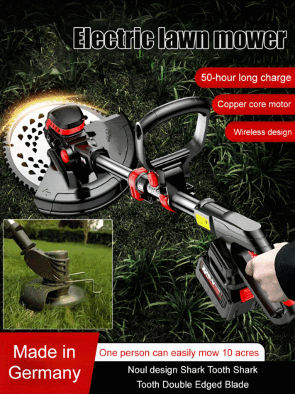 Portable lithium battery garden lawn mower