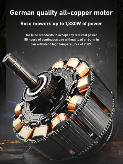 【All Copper Motor】Upgrade Portable Mower
