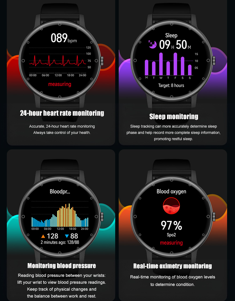 New ultra-thin Bluetooth voice blood glucose measurement watch