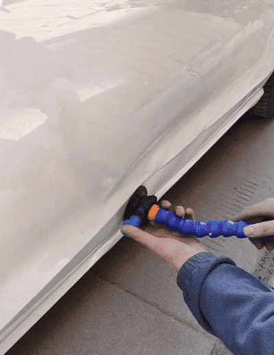 Dual head suction cup car dent repair tool
