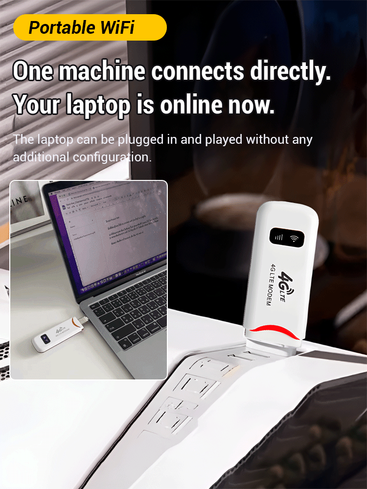 【 Plug and play 】 High-speed portable wifi