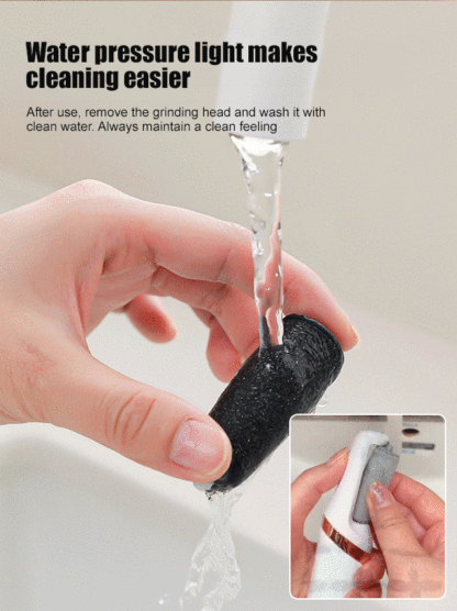 Electric foot scrubber