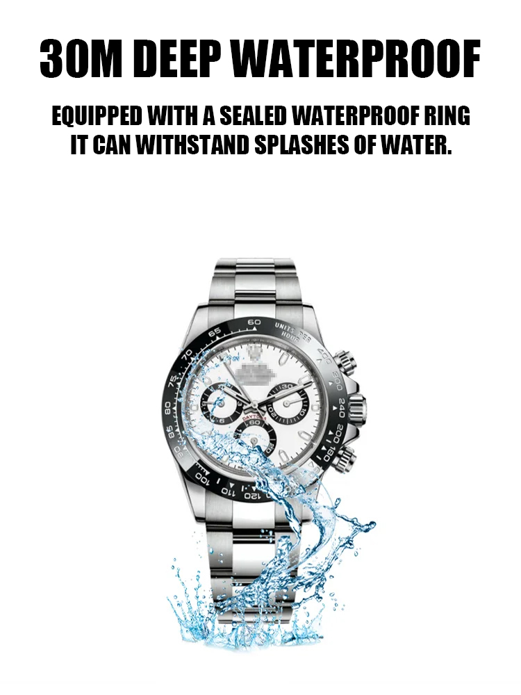BINBOND Multifunctional Sports Timing Quartz Watch