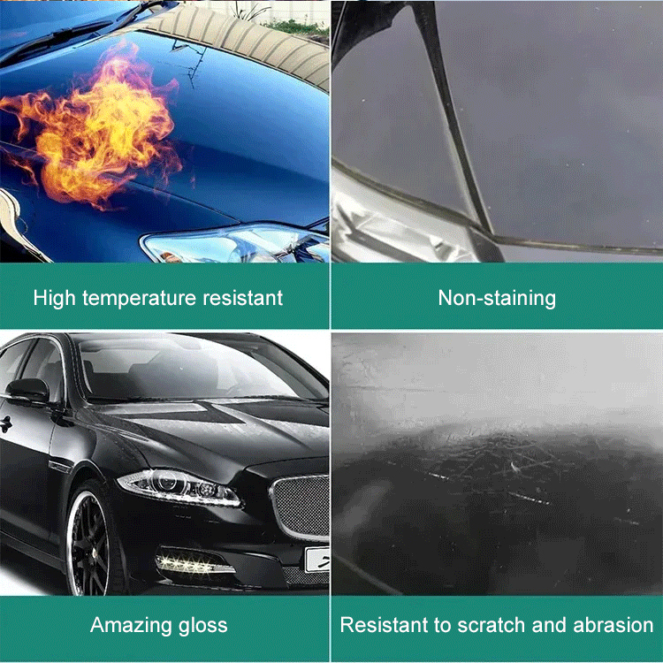 Fast-acting car coating agent