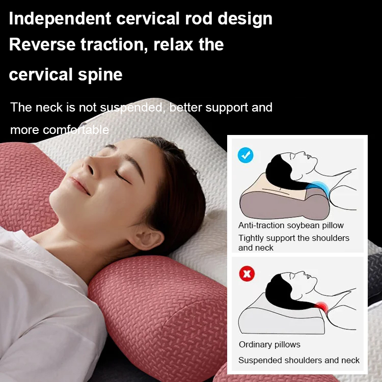 Anti-traction sleep aid cervical pillow