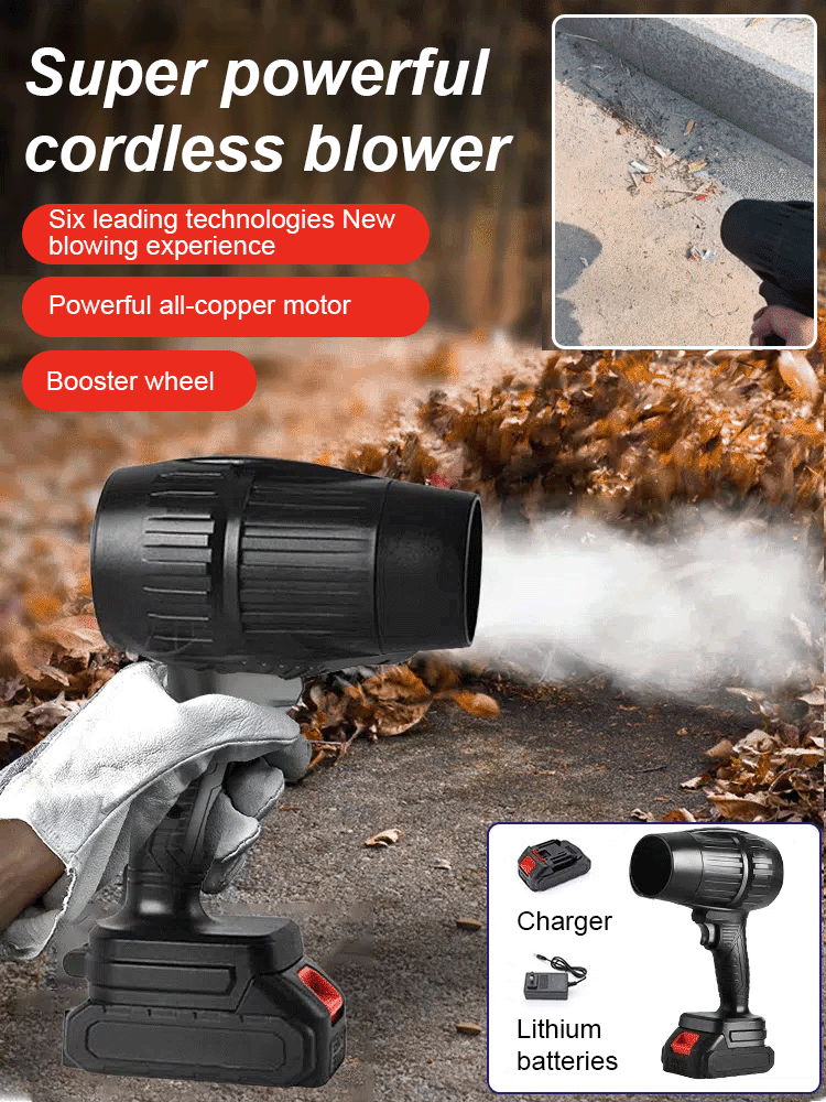The most powerful hair dryer in history has finally arrived. With a super-high speed of 130,000 RPM, it can instantly blow away dust and fallen leaves from the yard, snow from the car, and small debris.