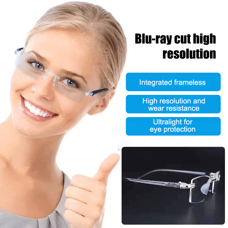 Smart High-Tech Anti-Radiation Zoom Reading Glasses--Allocation 1055551