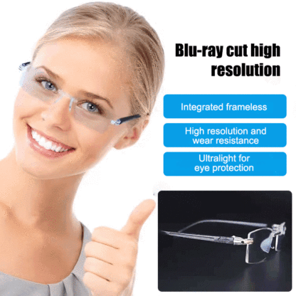 Smart High-Tech Anti-Radiation Zoom Reading Glasses--Allocation 1055551