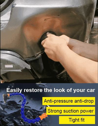 Dual head suction cup car dent repair tool