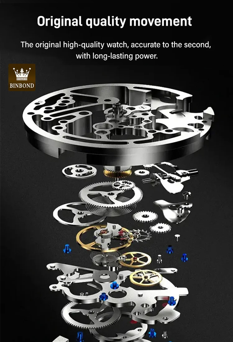 Hollow Automatic Movement Watch