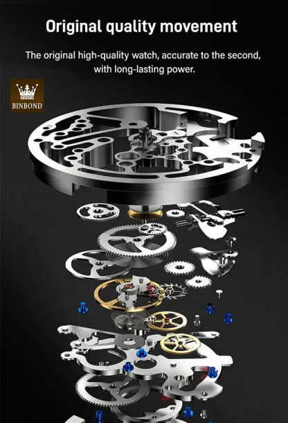 Hollow Automatic Movement Watch