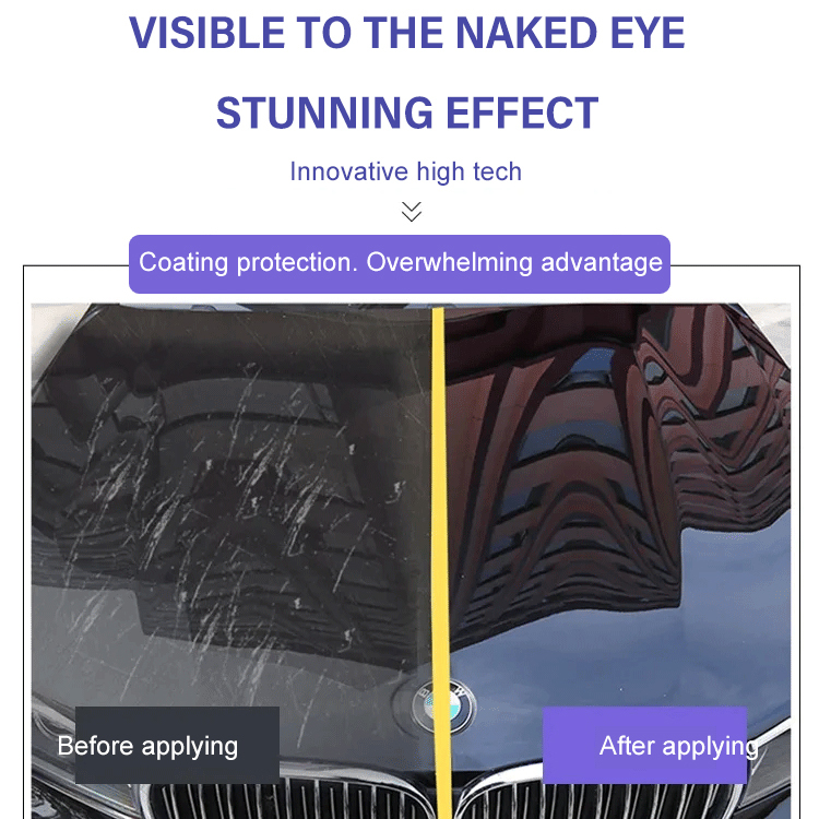Fast-acting car coating agent