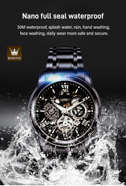 Hollow Automatic Movement Watch