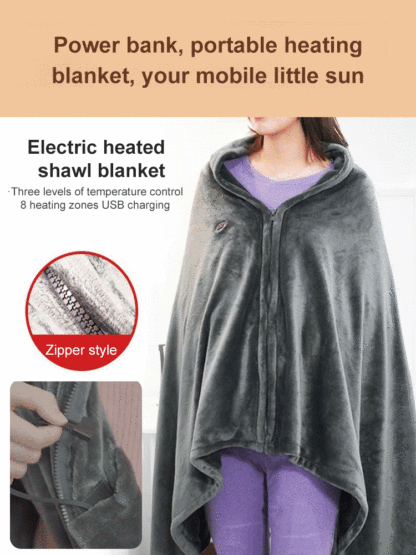 [One blanket for multiple uses] German multifunctional heating electric cloak shawl