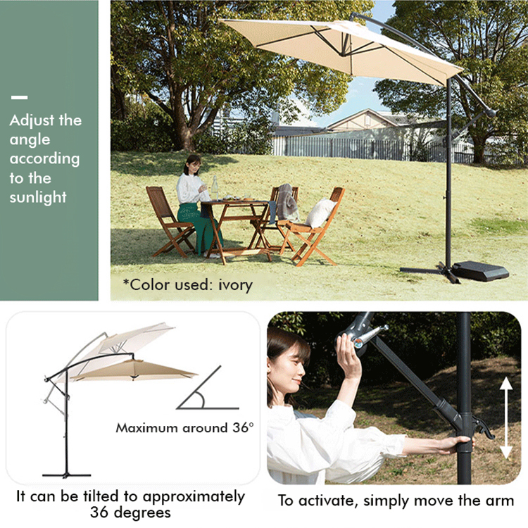 Outdoor patio sunshade waterproof umbrella