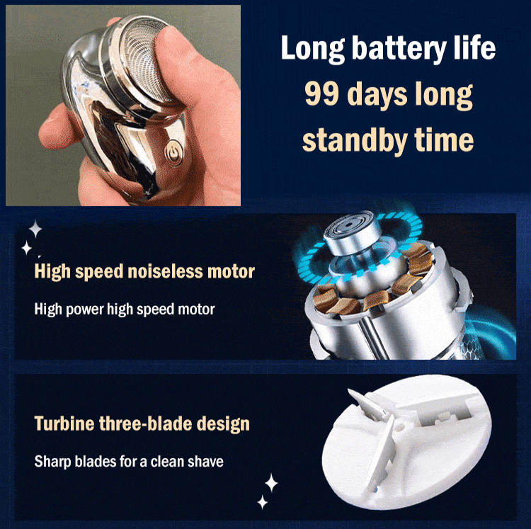 Gradient Space Stone Gradient Mini Shaver
