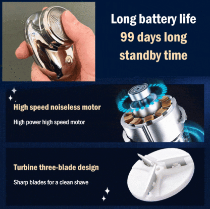 Gradient Space Stone Gradient Mini Shaver