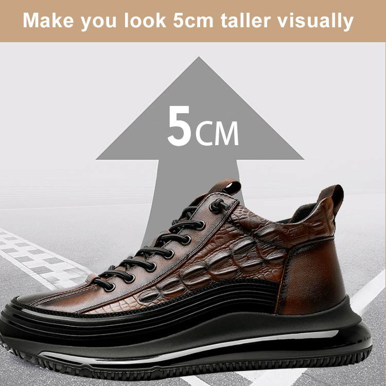Italian luxury crocodile print sneakers