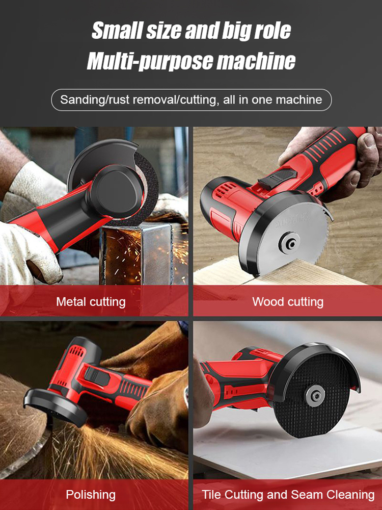 Multifunctional Lithium Battery Cutting Angle Grinder